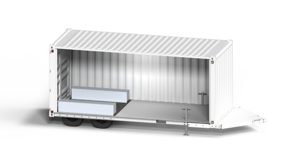 20ft Tandem Axle Trailer - High Cube